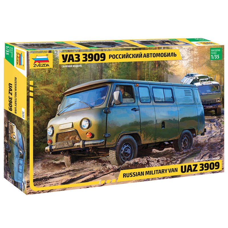 Russian Military Van UAZ 3909